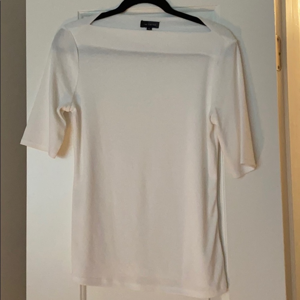 White Short Sleeve Blouse